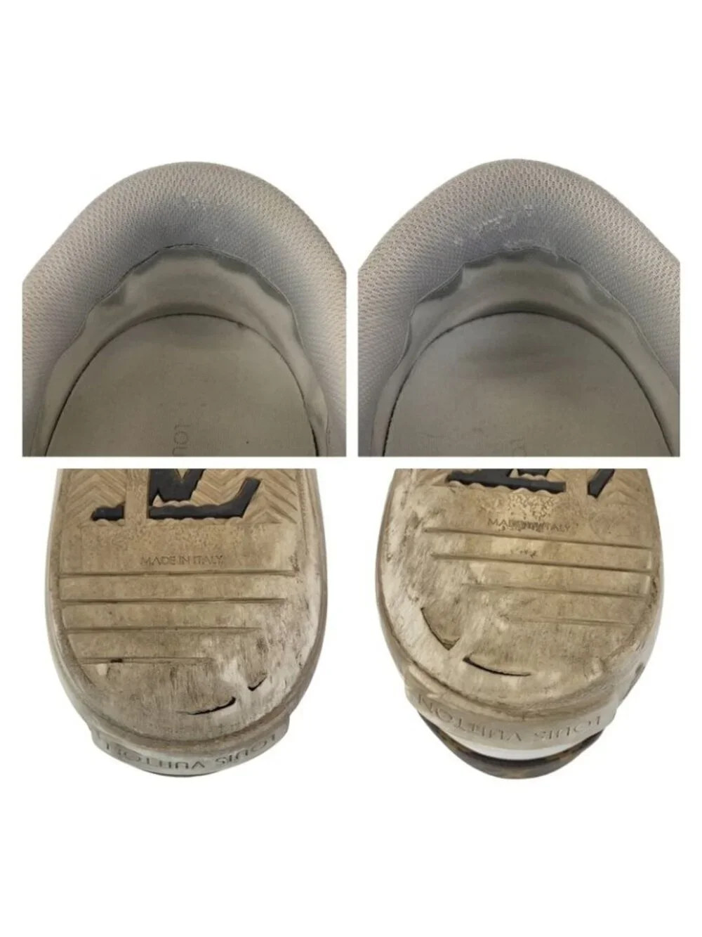 Louis Vuitton Charlie Line White Multicolor Leather Sneakers Low Cut - Picture 8 of 9